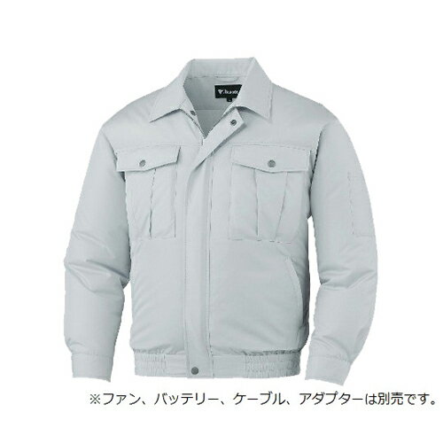 空調服長袖ブルゾン シルバー L 87000-036-L