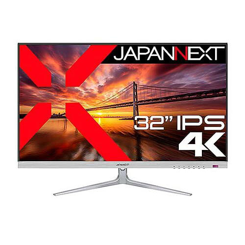 液晶ディスプレイ 32型/3840×2160/DP×2、HDMI×2/ブラック/スピーカー有/2年保証 JN-IPS321UHD