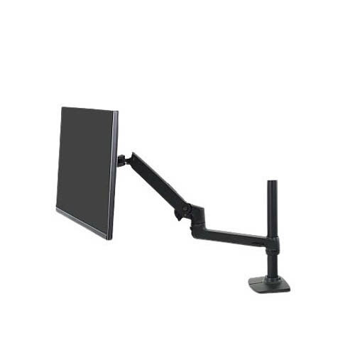 LX Desk Mount LCD Monitor Arm Tall Pole Matte Black 45-537-224