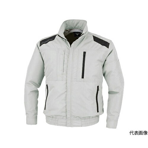 空調服遮熱ブルゾン 5L シルバーグレー XE98015-22-5L