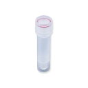 スクリューキャップ付遠沈管 スカート 目盛無し 1.5mL T334-4S 1箱(50個×10袋入)