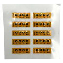 テンプ・プレート (不可逆性) 4点表示 1箱 (10枚入) 450-065