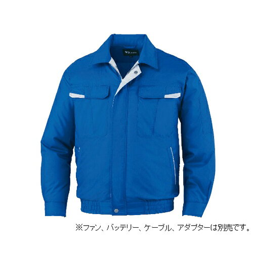 乐天商城 - 空調服長袖ブルゾン ロイヤルブルー M 87010-080-M