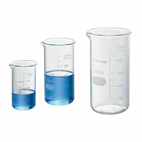 ビーカー (目安目盛付き) 500mL B-500