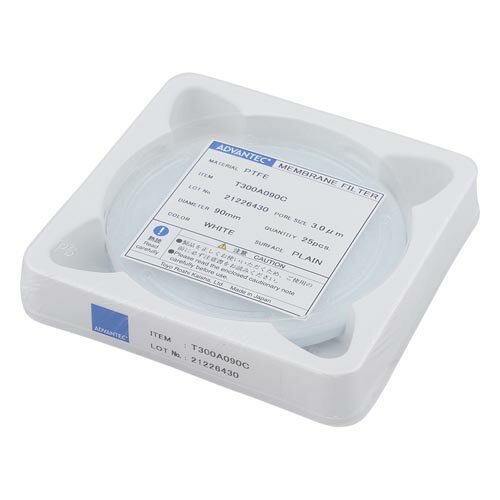 メンブレンフィルター (PTFEタイプ) 孔径3マイクロm 25枚入 12130009