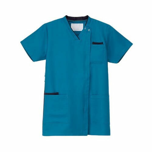 男女兼用スクラブ ターコイズ LL RT-5402