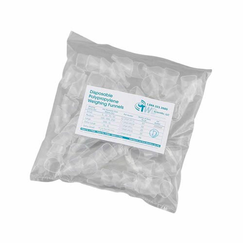 プラスチック秤量皿ロート ノーマルタイプ 10／7mL 50個入 DPWF-PP2-M