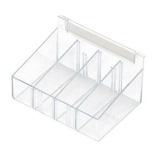 与薬トレー 仕切板付き 透明 YT-11