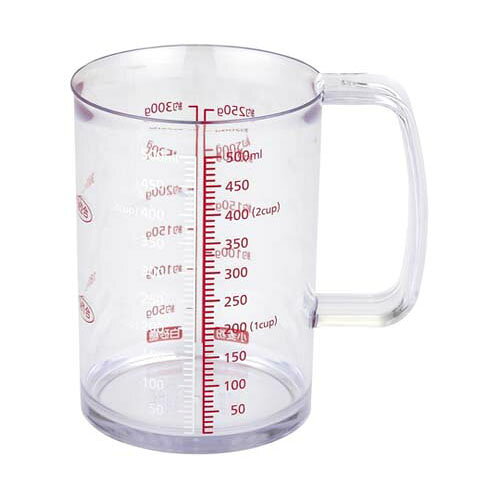KK どこでも注げる耐熱計量カップ 500mL DH8126