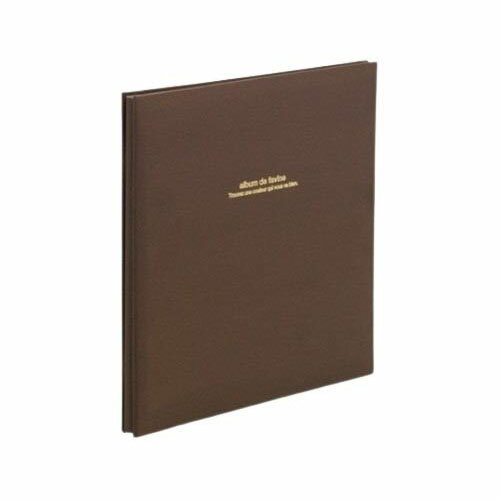 100年台紙アルバム ブラウン アH-LD-191-S