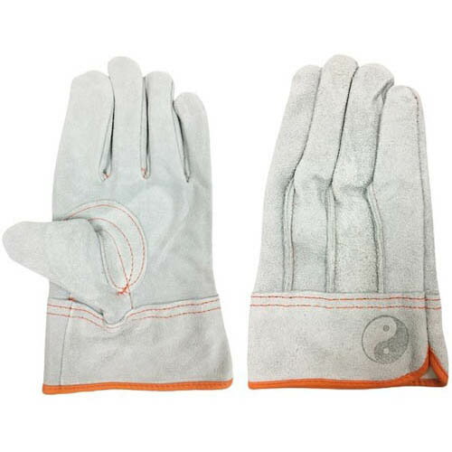 牛床革手袋 外縫い 白虎 Mサイズ AG4807-M