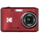 PIXPRO デジタルカメラ27mm広角レンズ レッド FZ45RD2A