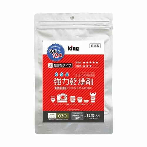 強力乾燥剤 大容量パック 10g (袋) *12個入 OZO-Z10 12P