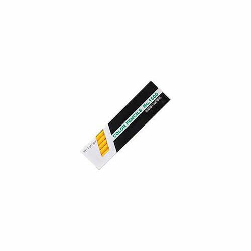 色鉛筆 1500 単色 やまぶきいろ 山吹色 1ダース (12本入) 1500-04
