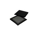 精密部品搬送ケース ゲルベース(R) 4インチ 黒 フラットF7 10個入 GC00-16038