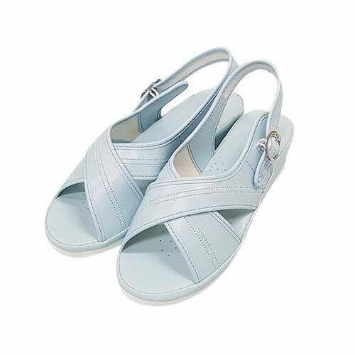 乐天商城 - クロスサンダル サックス M FR-409