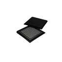 精密部品搬送ケース ゲルベース(R) 4インチ 黒 フラットF5 10個入 GC00-16039AS 1セット(1個*10袋入)