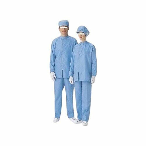 クリーンウェア 男子クリーンスラックス 無塵衣下衣 ブルー 4L SM3202B-SITA-4L