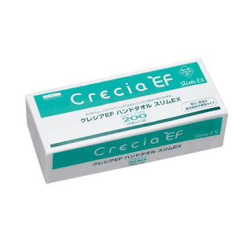 クレシアEFハンドタオルソフト 2枚重ね 170*218mm 200組入 37030B