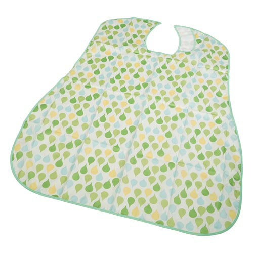 食事用エプロン ソフラピレンエプロンしずく グリーン 102242