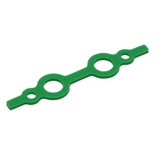 シリコンカラーバンド (メガネバンド) 小 直径3.5*直径10 グリーン 1袋 (10個入)