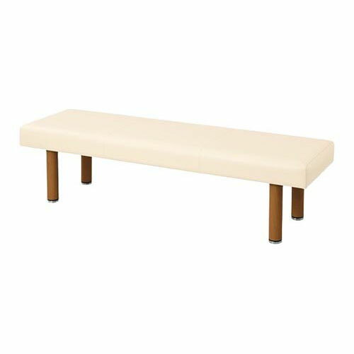 ロビーベンチ (背無し・木目調) クリーム 1600SN-CR