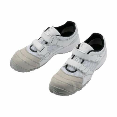 JSAA A種認定 屈曲作業向け先芯入りスニーカー トビスニ ホワイト 23.5cm TS115N-W-23.5