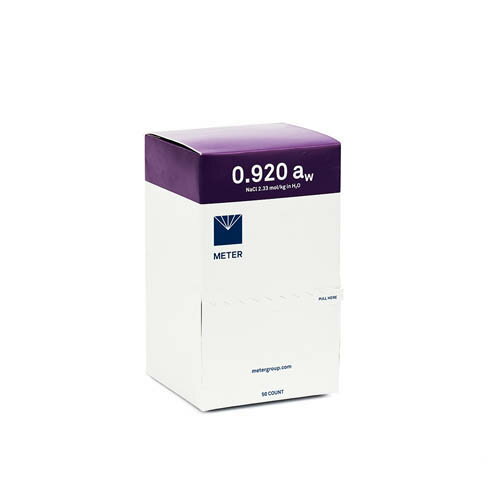 水分活性標準液0.920Aw (2.33mol NaCl) 1箱 (10本入) 成績証明書付属