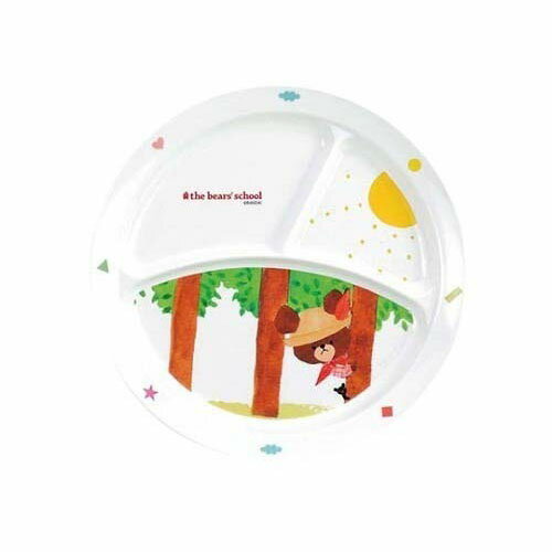 樂天商城 - メラミン子供食器 くまのがっこう 丸ランチ皿 CM-65J 2476900
