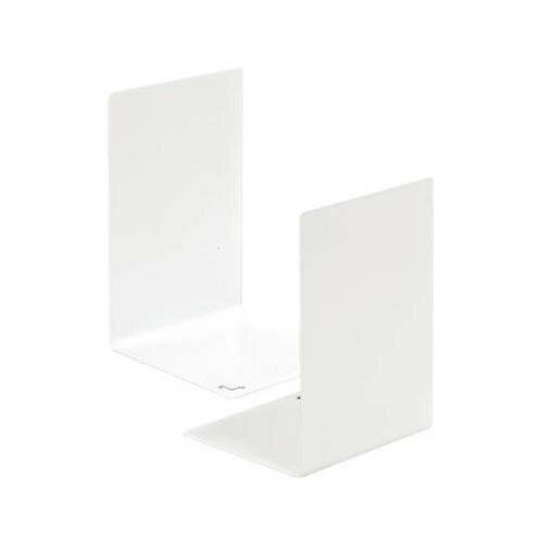 ブックエンド L型大 白 1組 (2枚入) DA-318-W