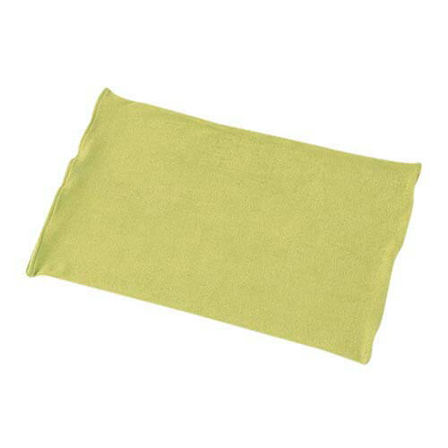 ビーズパッド 枕型用パイルカバー (黄緑)