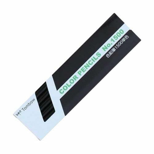 色鉛筆 1500 単色 くろ 黒 1ダース (12本入) 1500-33