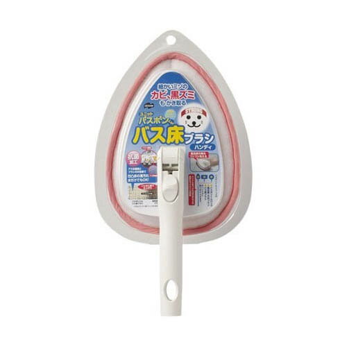 ユニットバスボンくん抗菌 バス床ブラシ ハンディ ピンク