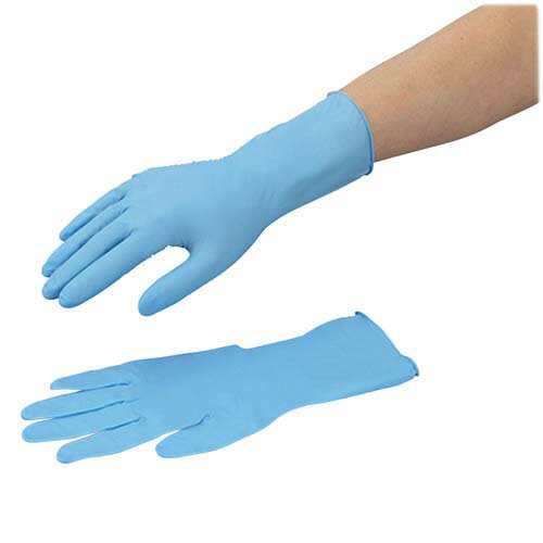 サニーフーズニトリル手袋・ロング M 1000枚入 GTF 2909-10X