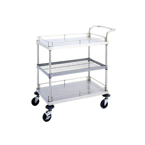 W11型 サービスワゴン (柱／SUS430) D460*W760*H950mm W11A-P4607