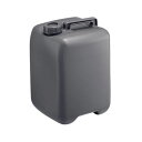 正角缶 10L グレー 0186GY