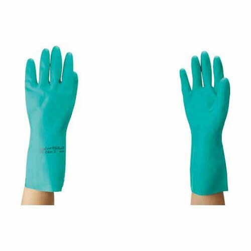 耐油・耐薬品ニトリル手袋 アルファテック ソルベックス 中厚手 37-175 Mサイズ 37-175-8