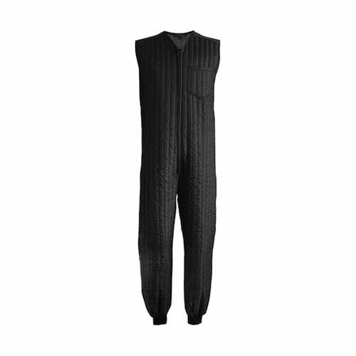 11070 中綿キルトインナーつなぎ ブラックL 11070 BK L