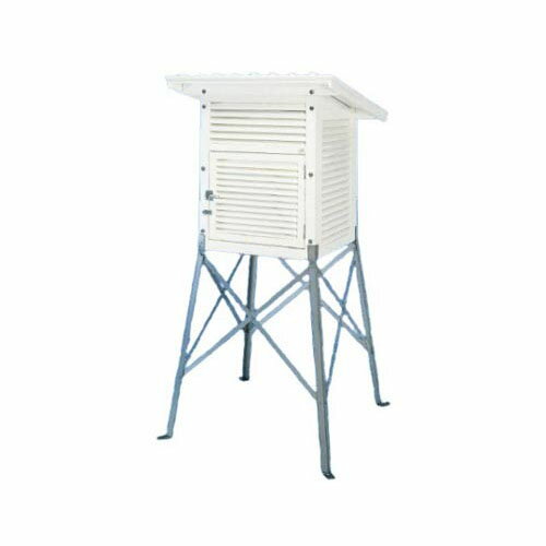 45型百葉箱ステンレス脚単葉AND...