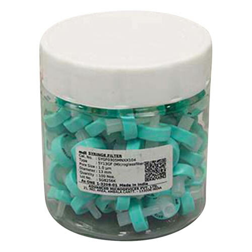 シリンジフィルター GF 直径13mm／1マイクロm 1箱 (100個入) SYGF0305MNXX104