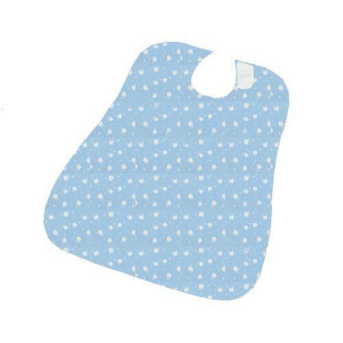 さわやか食事用エプロン さくら ブルー