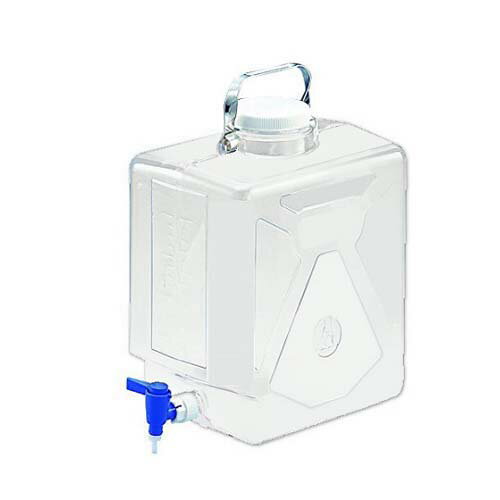 ナルゲン透明活栓付角型瓶2322 20L 2322-0050