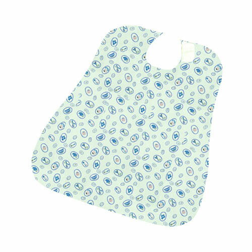 さわやか食事用エプロン ダイニング ブルー