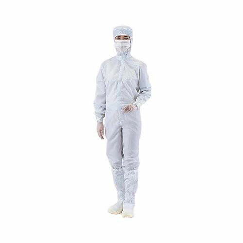 クリーンスーツ (オールインワン) L 白 シューズ24cm 12110SW