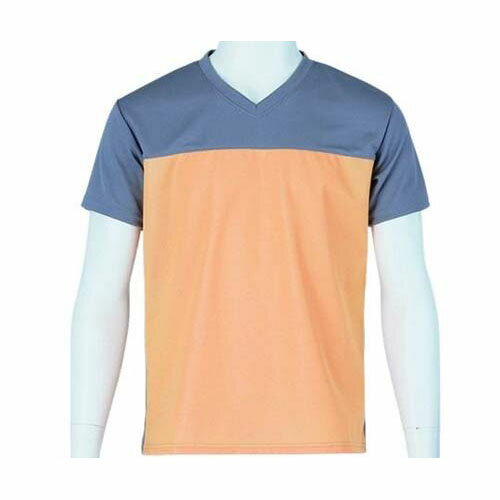 入浴介護Tシャツ (男女兼用) オレンジ LL 403340-04