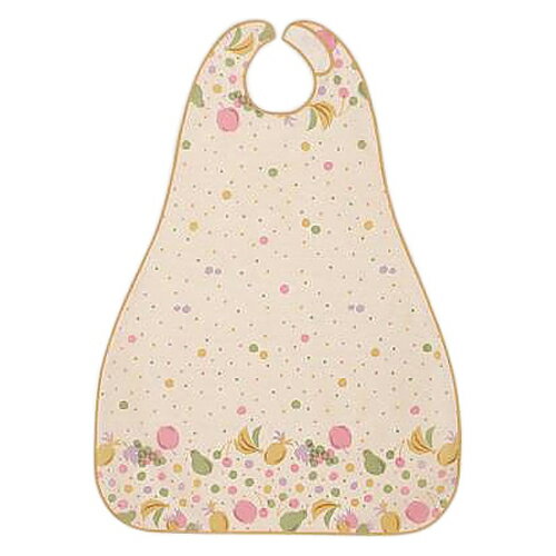 食事用エプロンII ロングタイプ シャーベットオレンジ 6068