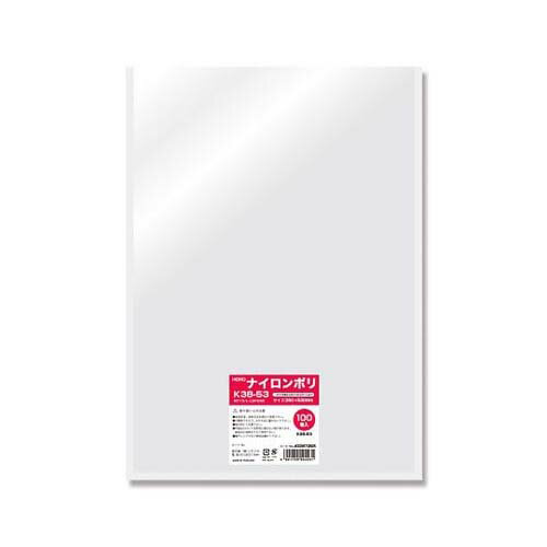 HEIKO ポリ袋 ナイロンポリ K38-53 100枚 006679825