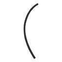 駆血帯 交換ゴム 30cm ブラック