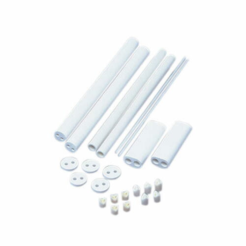 HB絶縁管 2穴 4*1*100 100本入 HBZETU-41100