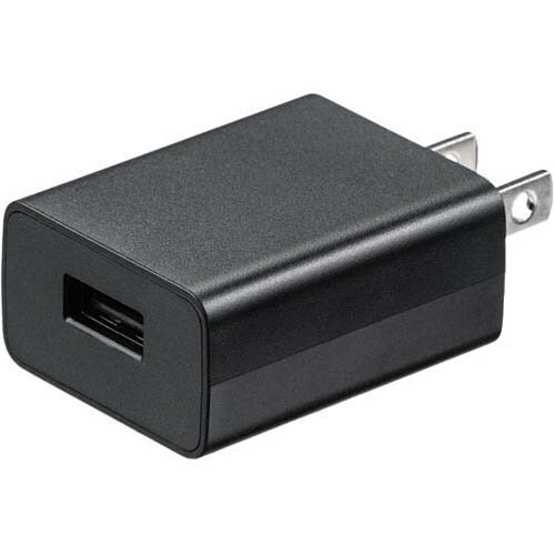 USB充電器 (1A・ブラック) ACA-IP86BK